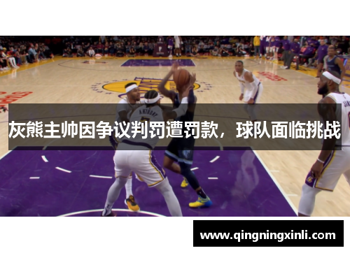 灰熊主帅因争议判罚遭罚款，球队面临挑战
